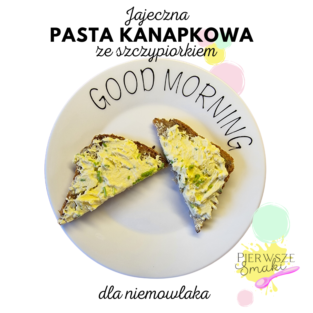 Jajeczna pasta kanapkowa dla niemowlaka przepis