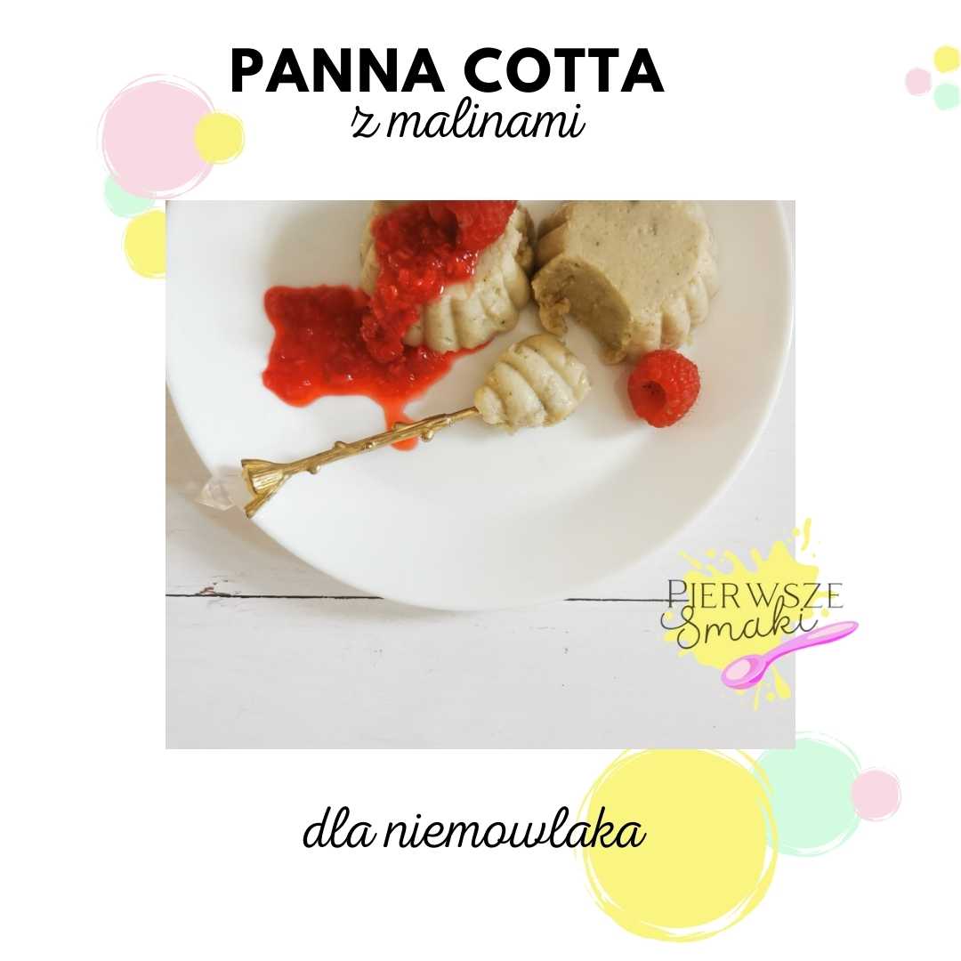 panna cotta dla niemowlaka