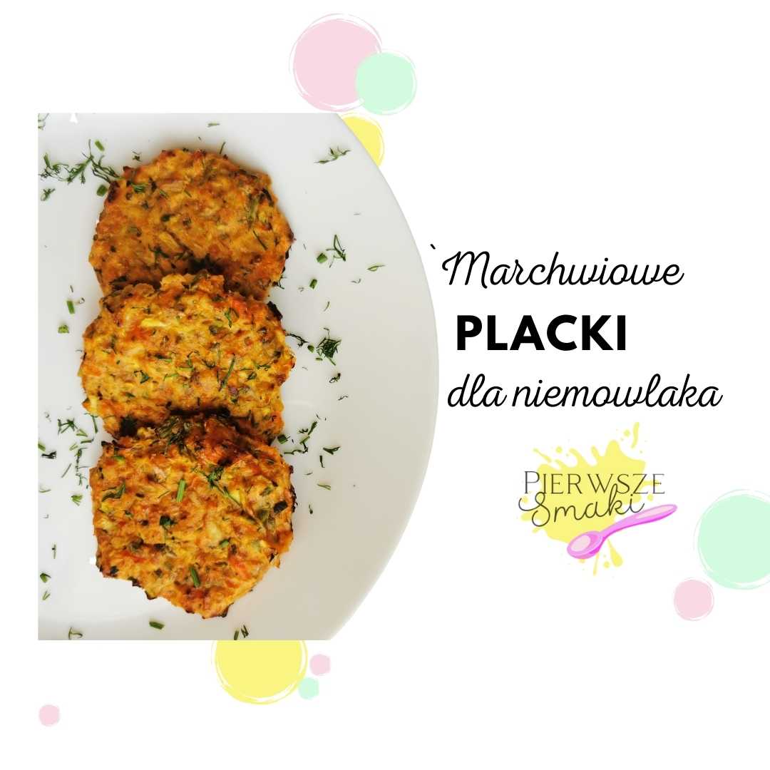 placki dla niemowlaka z marchwii