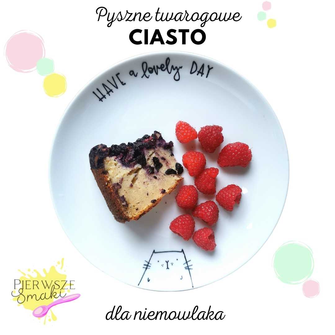 twarogowe ciasto dla niemowlaka od poczatku rozszerzania diety