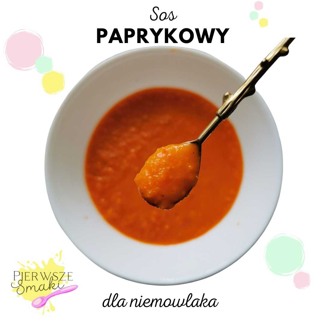 sos paprykowy dla niemowlaka