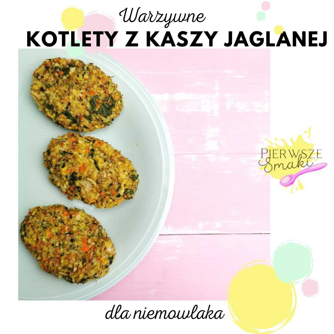 warzywne kotlety dla niemowlaka