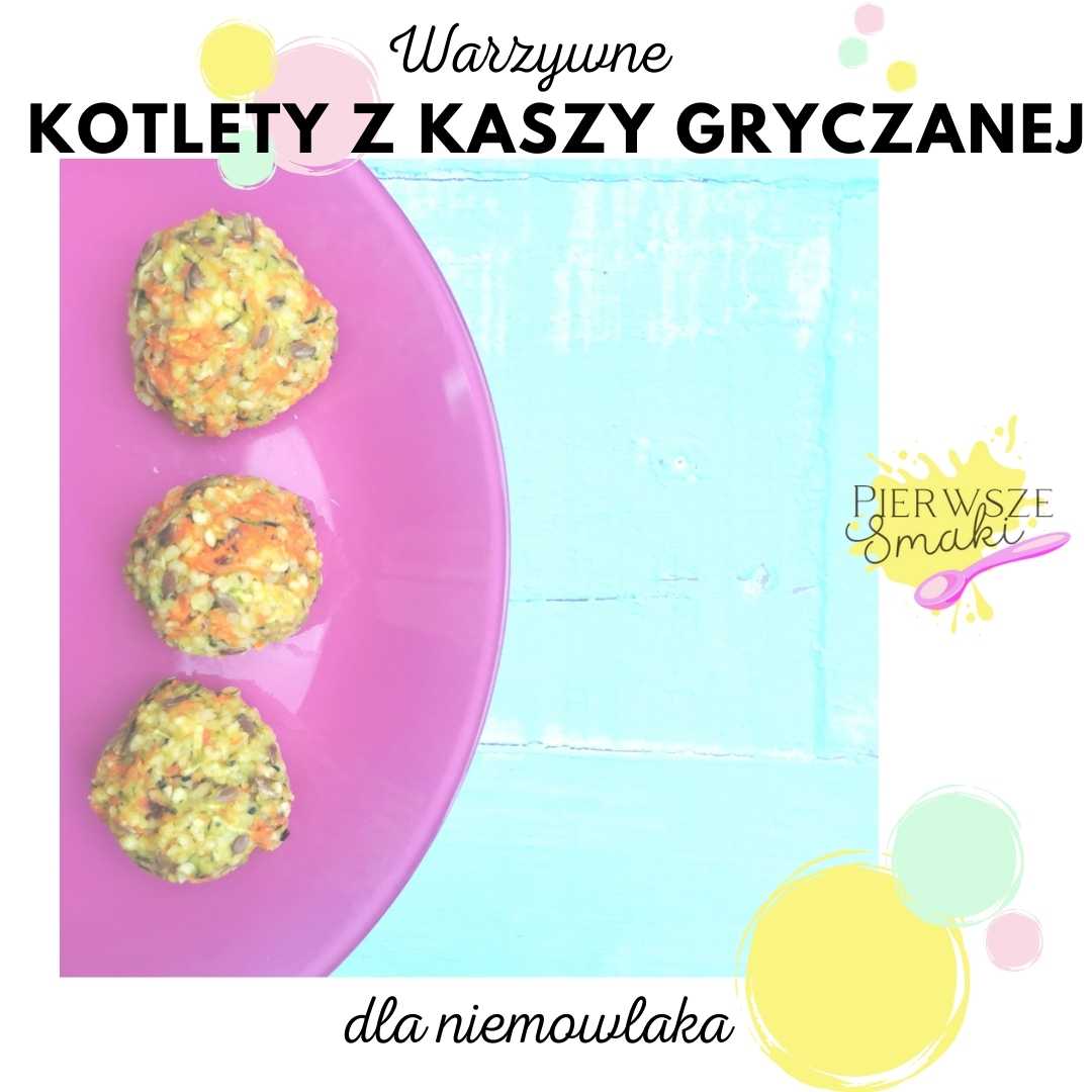 kotlety z kaszy gryczanej dla niemowlaka